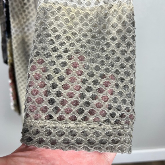 Kamana Cardigan Womens L Open Floral Velvet Burnout Forest Fairy Boho Festival - Picture 16 of 16